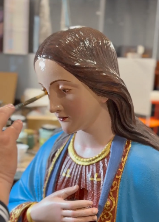 Riproduzione scala 1:1 dell'Annunciazione di Villalba (CL)