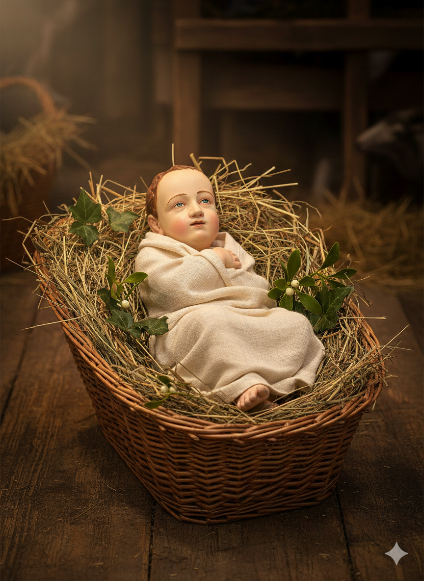 Gesù Bambino - riproduzione bottega siciliana